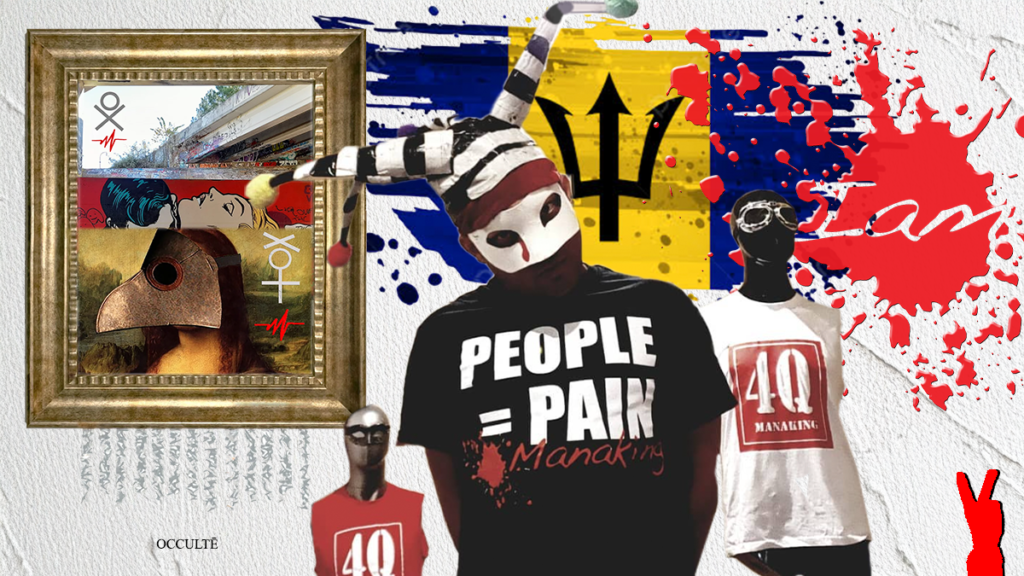 who is iammanaking and his connection to fine art and barbados?